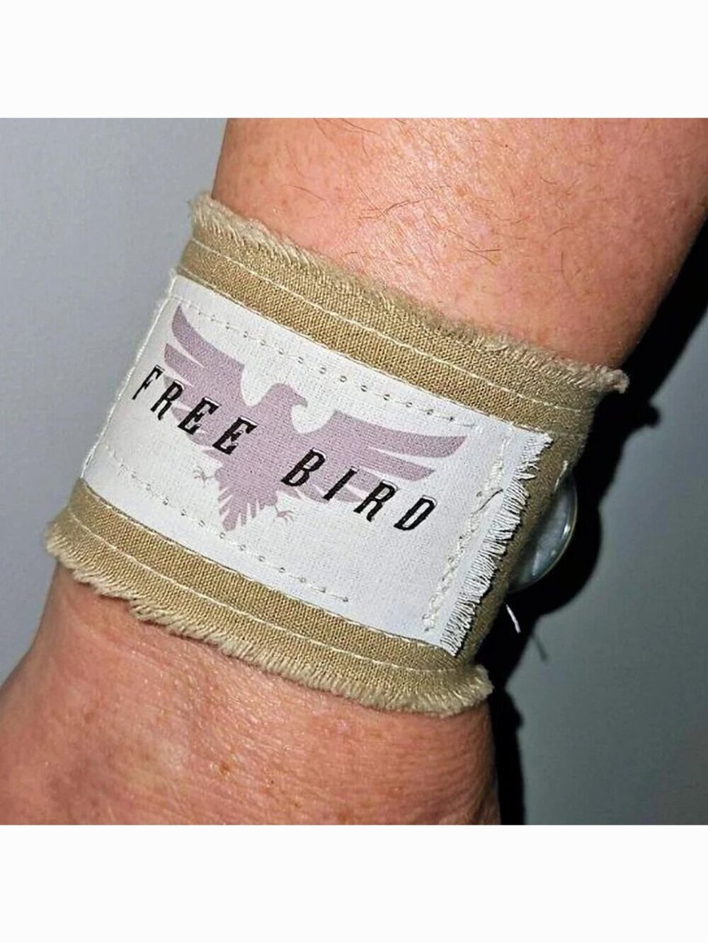 Free Bird Wide Cuff Bracelet Lynyrd Skynyrd Rock Music Jewelry Personalized Gift